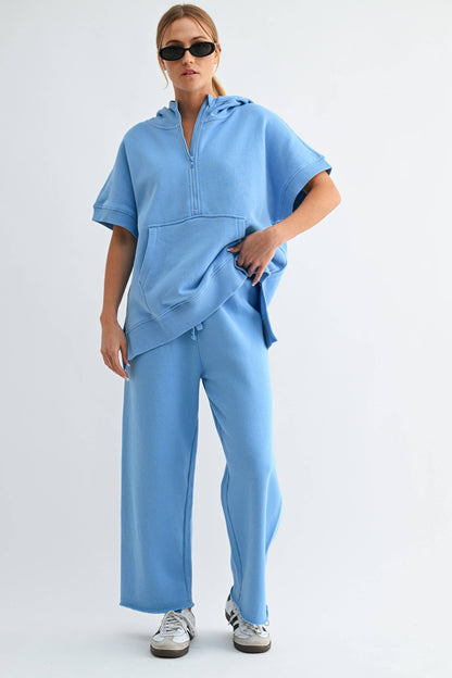 Malibu Wide-Leg Fleece Pants