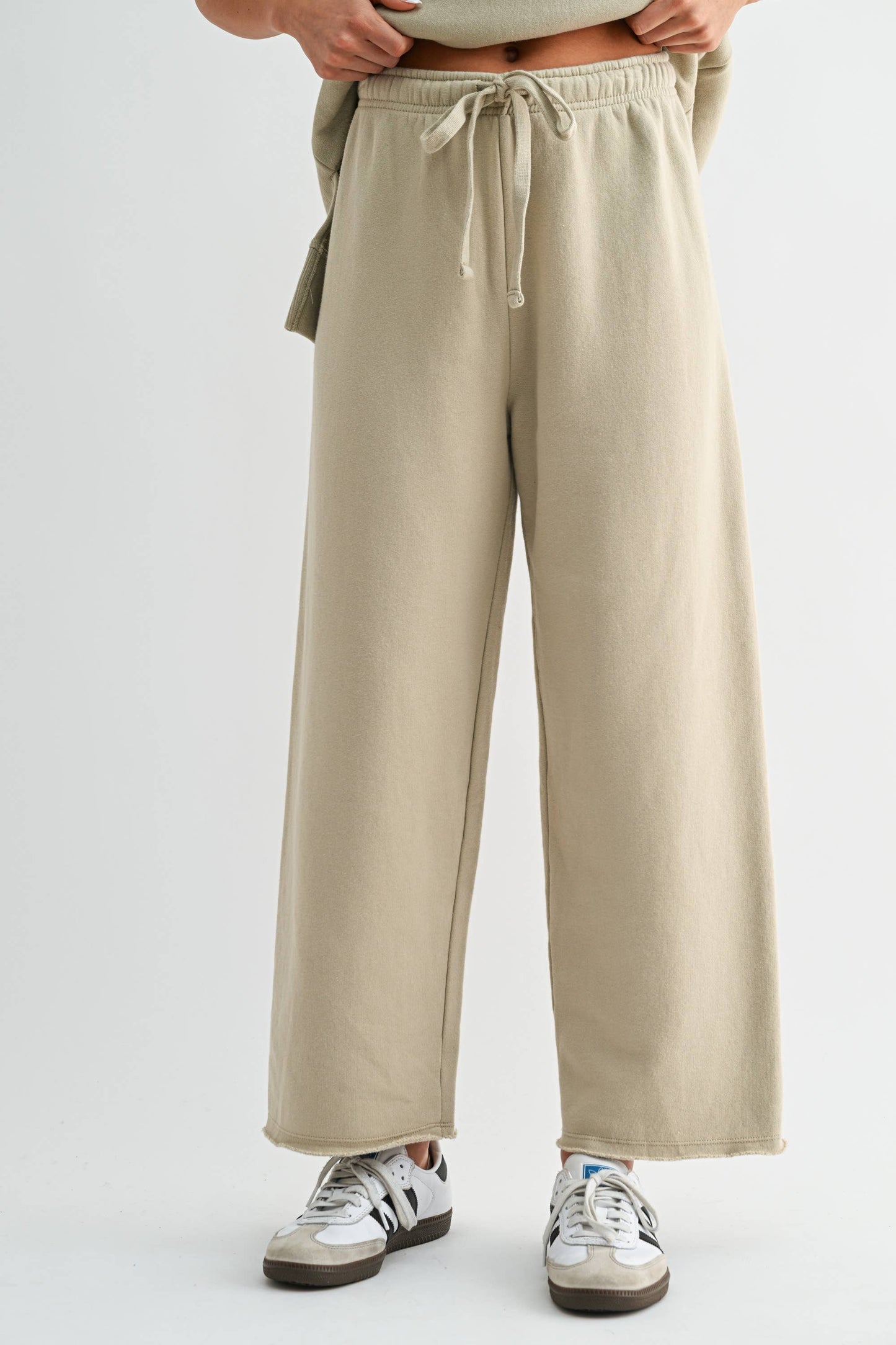 Malibu Wide-Leg Fleece Pants