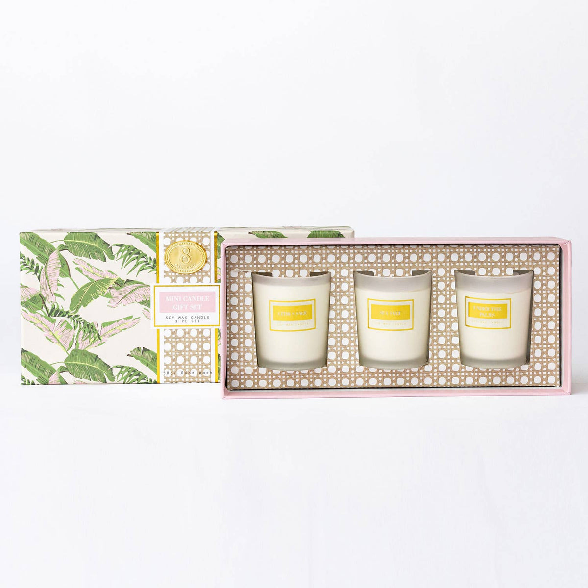 Votive Candle Gift Set, 3-Piece Assorted Scents