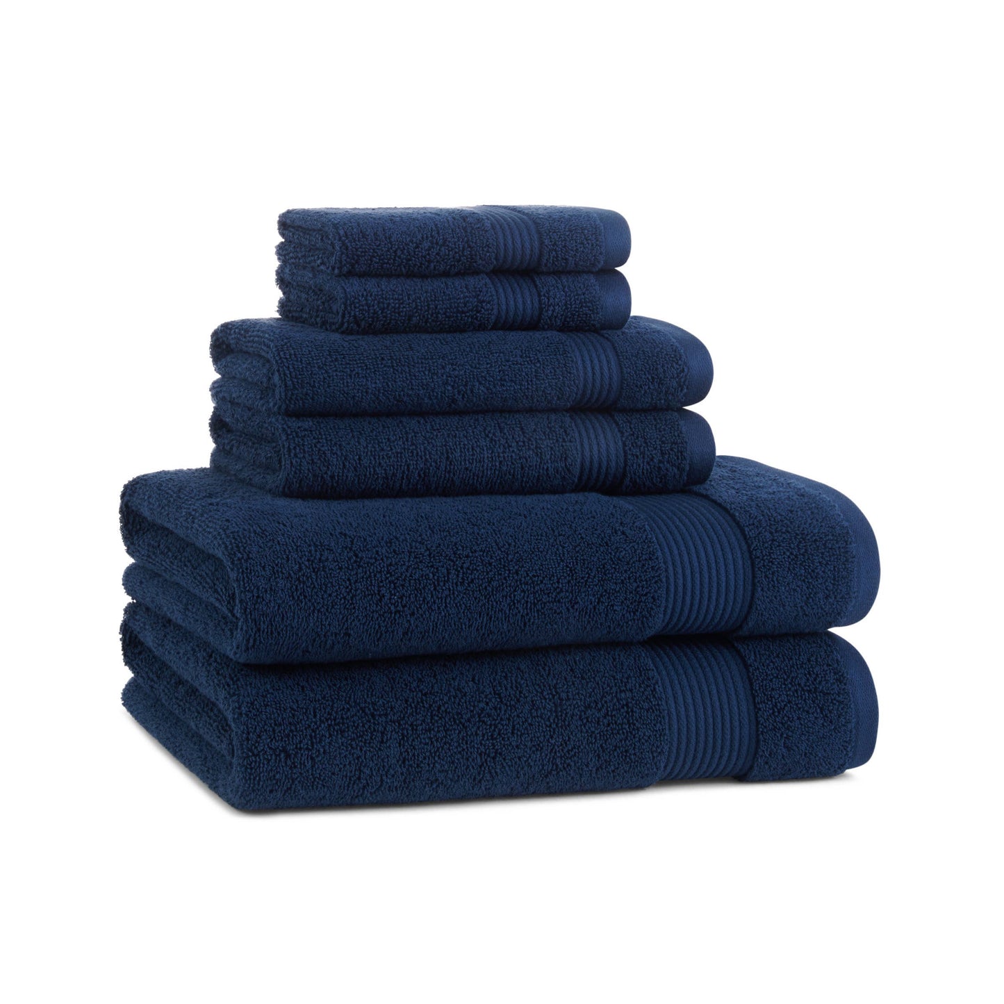 Host & Home 6-Piece Bath Towel Set, Color options