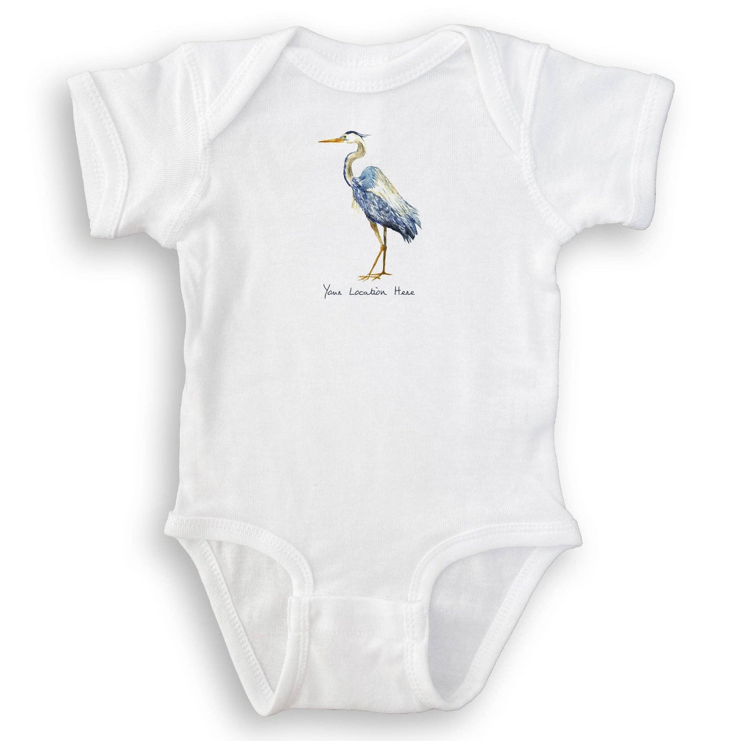 Blue Heron with Location