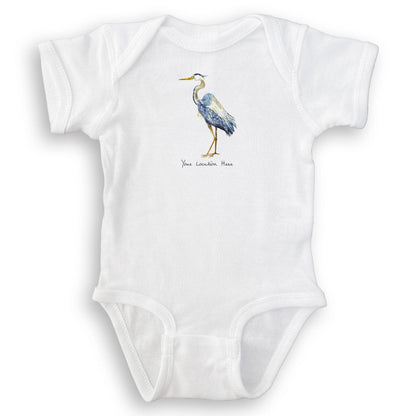 Blue Heron with Location