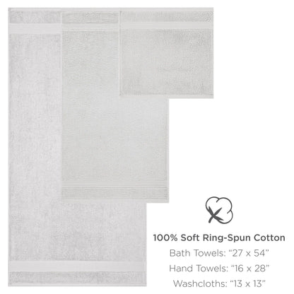 Host & Home 6-Piece Bath Towel Set, Color options