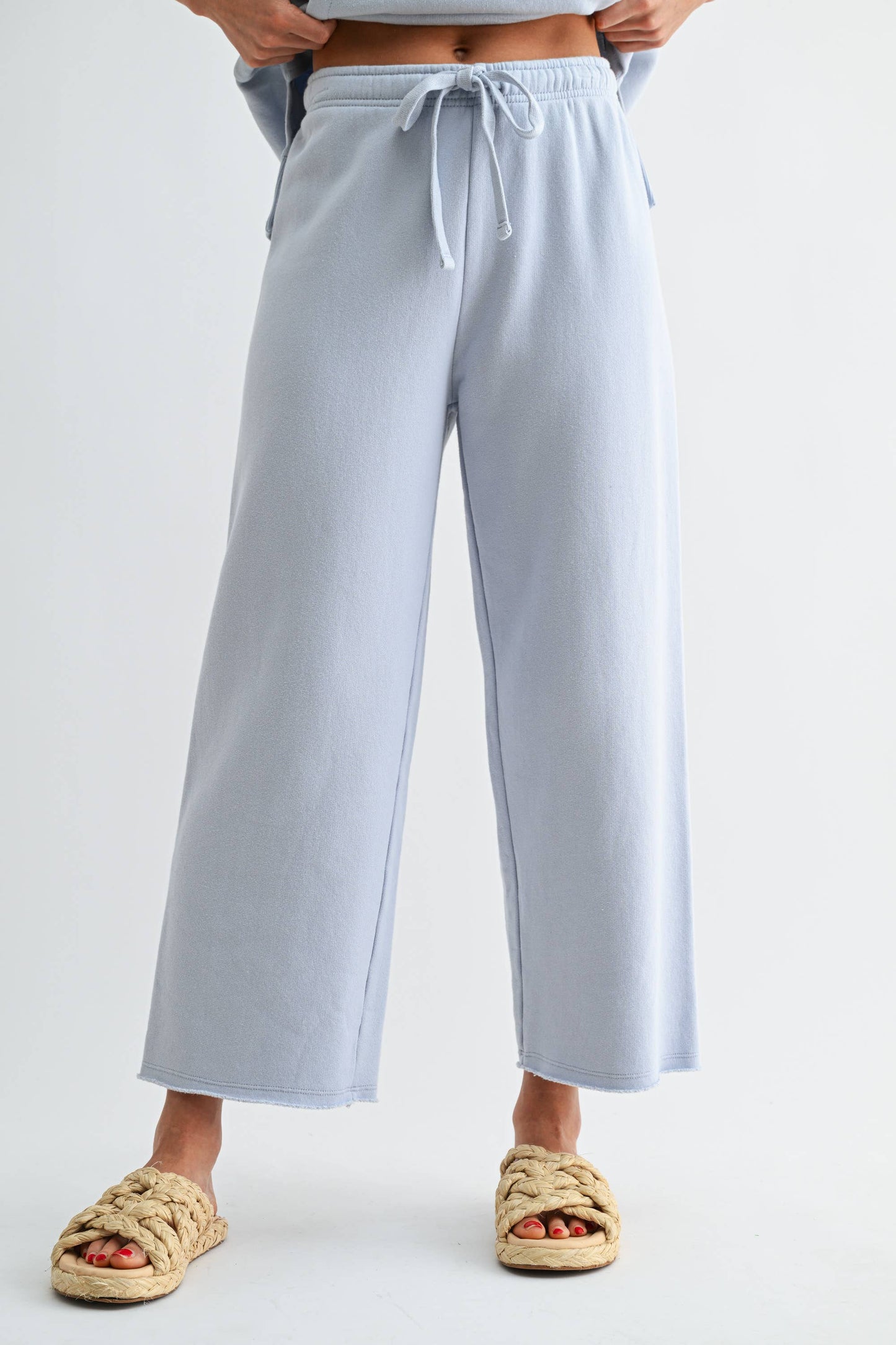 Malibu Wide-Leg Fleece Pants