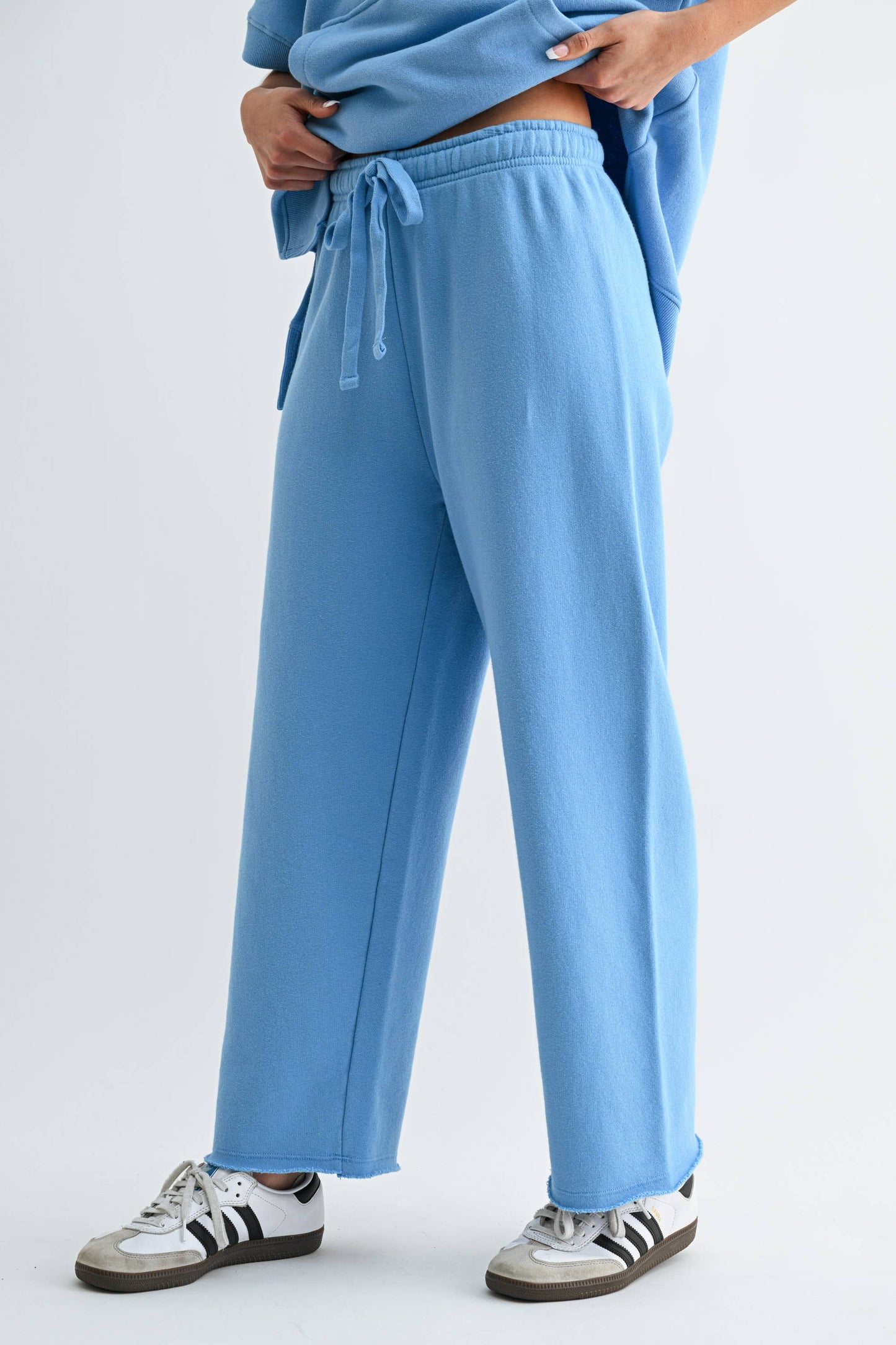 Malibu Wide-Leg Fleece Pants