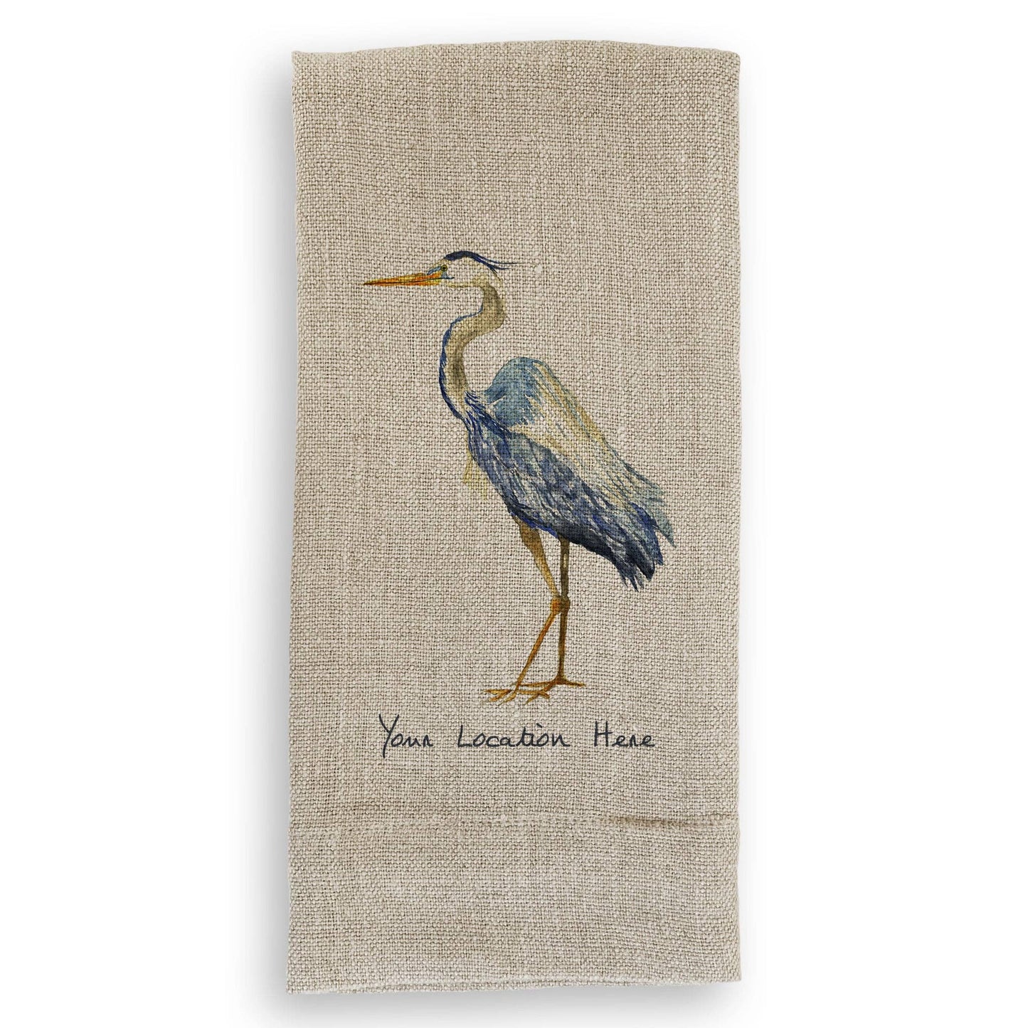 Blue Heron with Location