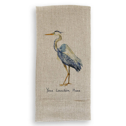 Blue Heron with Location