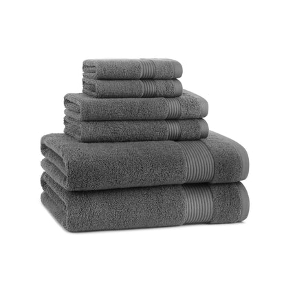Host & Home 6-Piece Bath Towel Set, Color options